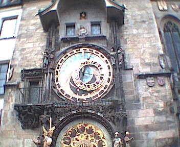 People queue from quarter-to to see this clock strike the hour