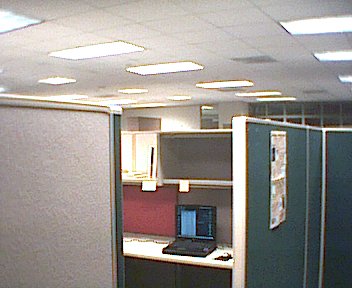 My Cube - note my laptop